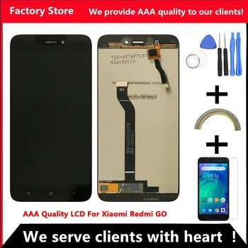 AAA Kalite LCD Xiaomi Redmi İçin Gitmek LCD Çerçeve İle yedek parça ekran Redmi İçin Gitmek Ekran Çerçeve İle