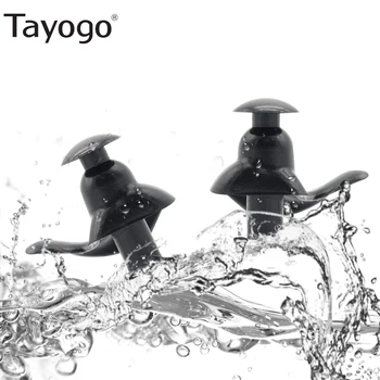 Tayogo 1 Çift Yumuşak Kulak Tıkacı Çevre Silikon Su Geçirmez Toz Geçirmez Kulaklıklar Dalış Su Sporları Yüzme Aksesuarları Damla