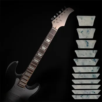 Gitar Bas Fret Sticker, kendi başına yap çıkartma gitar boyun Yamuk şekil seti