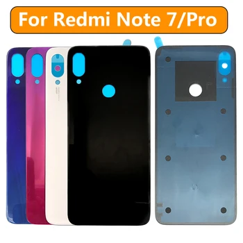 Yeni Xiaomi Redmi İçin Not 7 Pro Pil arka kapak Cam Arka Kapı Xiaomi Redmi İçin Note7 8 Note8 Pro Yedek Konut