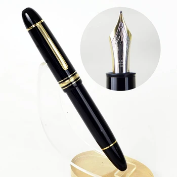 Luxuri Marka Meisterstuck 149 Altın dolma kalemler Ofis Roman Siyah Reçine MB tükenmez kalem jel Mürekkep Kakma Seri Numarası Hediye Seti