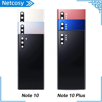 Arka kapak Samsung Galaxy Not İçin 10 N970F N970U Note10 + Artı N975F N975U Pil Konut arka kapak Arka Kapı Kasa Değiştirme