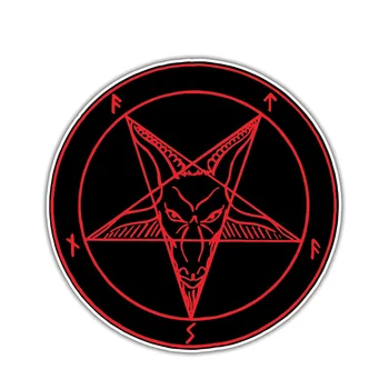 Şeytan Şeytan Şeytan Cehennem Araba Sticker PVC Komik Uygulanabilir Oto Aksesuarları Kişiselleştirilmiş Dekoratif Su Geçirmez Çıkartması 10cm * 10cm