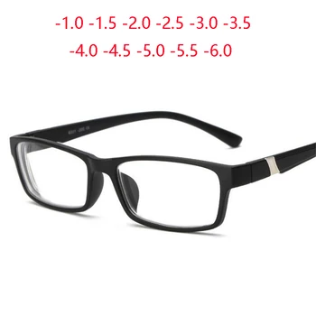 Bayan Erkek Kare Bitmiş Miyopi Gözlük Derece Kısa Görüş Gözlük Reçete-1-1.5-2-2.5-3-3.5-4-6.0
