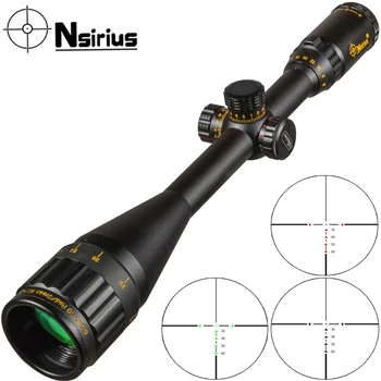 NSIRIUS 6-24X50 AOE Altın Taktik Tüfek Optik Sight Kırmızı Yeşil llluminate Crosshair Avcılık Tüfek Kapsam