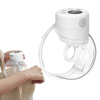 YENİ Taşınabilir Elektrikli göğüs pompası Sessiz Giyilebilir Otomatik Sağmal LED Ekran USB Şarj Edilebilir Eller Serbest Taşınabilir Süt BPA