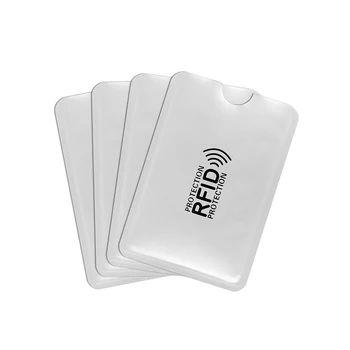 1000 Paket RFID Engelleme Kollu Anti Hırsızlık RFID Kart Koruyucu RFID Engelleme Kollu Kimlik Anti-Tarama Kartı Kol