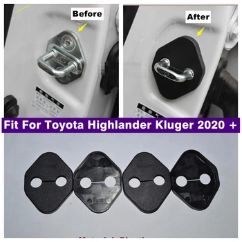 Araba Aksesuarları İç Kapı Kilidi Kapağı İçin Fit Toyota Highlander / Kluger 2020 - 2022 İç Koruma Kiti