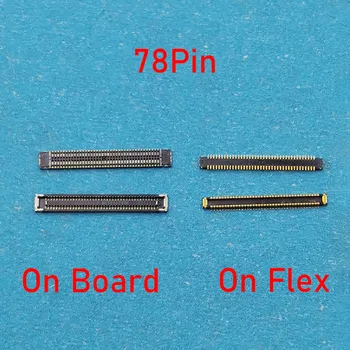 10 adet 78Pin USB Şarj FPC samsung için konektör A41 A415 A51 A516 A515 A31 A315 A71 A716 A715 F M51 Şarj Fişi Kurulu