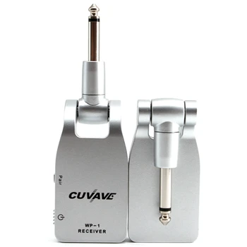 Cuvave Wp - 1 2.4 G Kablosuz Gitar Sistemi Verici ve Alıcı Dahili Şarj Edilebilir Lityum Kablosuz Pikap