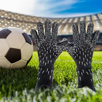 Kaleci Kaleci Eldivenleri Güçlü Kavrama Futbol Kaleci Eldivenleri Yaralanmaları Önlemek için Parmak Korumalı Futbol Eldivenleri Dayanıklı