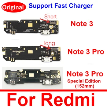 USB Şarj Kurulu Xiaomi Redmi İçin Not 3 Not 3 Pro SE USB Şarj Dock Kurulu Usb Portu Flex Kablo Yedek Parçalar