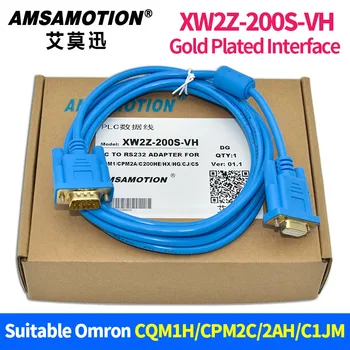 XW2Z-200S-VH Adaptörü Seri için Uygun Omron CQM1H CPM2C 2AH Serisi PLC Programlama Kablosu