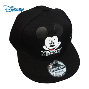 Disney Karikatür Mickey Çocuk Şapka Çocuk Erkek Kız beyzbol şapkası Ayarlanabilir Düz Ağız Hip Hop Şapka Rahat Şapka 3-8 Yaşında