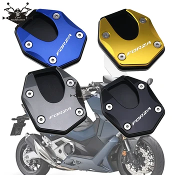 HONDA Forza 750 için FORZA750 2020 2021 2022 Motosiklet CNC Alüminyum Kickstand Ayak Yan Ayak Desteği Uzatma Büyütücü Plaka