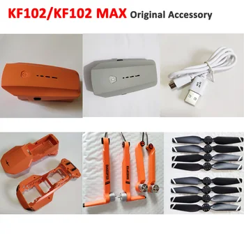 KF102 / KF102 MAX GPS Drone Orijinal Aksesuar Yukarı Aşağı Vücut Kabuk Ön Arka Kol A B C D Kol Pervane Blade Kanat pil şarj cihazı