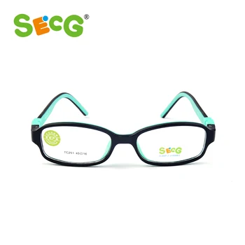 SECG Üst Marka Optik Çocuk Gözlük Çerçeveleri TR90 Çerçeve Çocuk Gözlük Şeffaf Şeffaf Gözlük Çocuk Gözlük