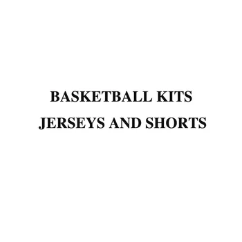 1 Takım basketbol üniformaları Çocuklar İçin Tam Süblimasyon Özel Ad Numarası Logo Baskılar Formaları Şort Spor Eğitim Eşofman
