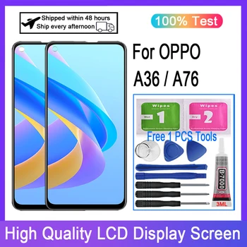 Orijinal OPPO A36 PESM10 LCD ekran dokunmatik ekran digitizer İçin OPPO A76 CPH2375 LCD Değiştirme