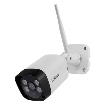 Sricam SH035 3.0 MP WİFİ IP Kamera Açık Su Geçirmez Tam renkli Gece Görüş Starlight Kamera H. 265 Mobil Uzaktan Görünümü güvenlik kamerası