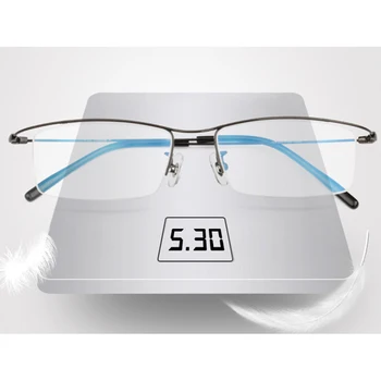 Browline Yarım Jant Titanyum EJ1010Glasses Çerçeve Erkekler için Gözlük Moda Serin Optik Gözlük Erkek Gözlük Reçete Çerçeve