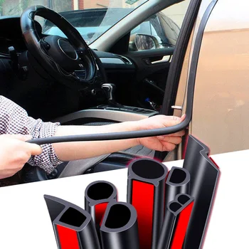 2M Araba kapı contası şerit Otomatik Etiket Kauçuk D Z P Tipi ses yalıtımı Anti-toz Ses Yalıtımı Sızdırmazlık Şeridi İç Aksesuar
