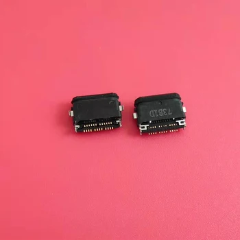 10 adet / grup mikro usb jak soketi için P10 artı / onur 9 / V9 şarj portu konektörü USB soket onarım yedek parçalar
