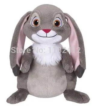 Sevimli Kawaii Yonca Tavşan Gri Tavşan peluş oyuncak 25 cm Peluş Doldurulmuş Hayvanlar Bebek Çocuk Oyuncakları Kız Çocuk Doğum Günü Hediyeleri