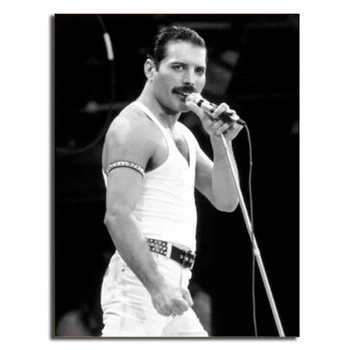 5D DİY Elmas Boyama Tam Kare şarkıcı rocker Nakış Çapraz Dikiş Rhinestones Resimleri Kraliçe Bant Freddie Mercury