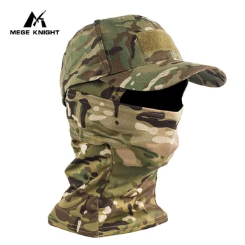 MEGA Taktik Kamuflaj Kap beyzbol şapkası Kasketleri Maskesi Askeri Ordu Skullies Paintball Hip Hop Örme Kap Elastik Açık Kap