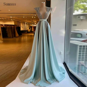 Sumnus Vintage Mermaid Abiye Glitter Leke Uzun elbiseler De Soirée Elbiseler Kadınlar İçin 2022 Serene Tepe Custom Made