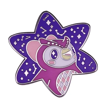 Animal Crossing Celeste Yıldızlı Gece broşu Kayan bir yıldıza ve size çok iyi akşamlar diler!