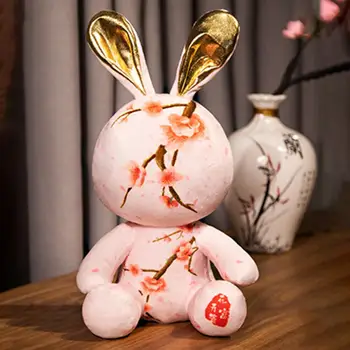 Süs Çocuk Bebek Tavşan doldurulmuş oyuncak Peluş Tavşan Taşınabilir Hediye