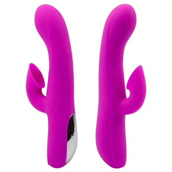 Erotik Silikon Yapay Penis Oral Seks G Noktası Tavşan Vibratör Klitoris Enayi Su Geçirmez G Noktası Klitoris Stimülatörü Yetişkin Seks Oyuncakları Kadın için