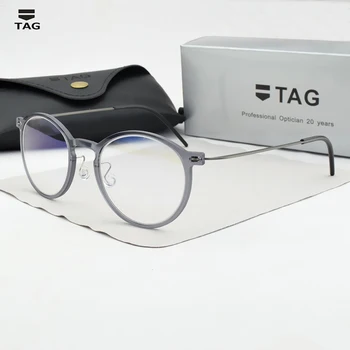 Yuvarlak gözlük çerçevesi erkekler TR90 L6541 Marka bilgisayar miyopi gözlük çerçeveleri kadınlar için optik gözlük çerçevesi gözlük gözlük