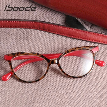 ıboode Zarif Kedi Göz okuma gözlüğü Kadınlar İçin Cateye Gözlük Presbiyopi Anti mavi ışık Diyoptri +1 1.5 2.0 2.5 3.0 3.5