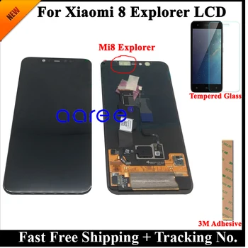 Süper AMOLED Orijinal Xiaomi 8SE LCD ekran İçin Xiaomi 8 LCD İçin Xiaomi 8 Explorer dokunmatik ekranlı sayısallaştırıcı grup