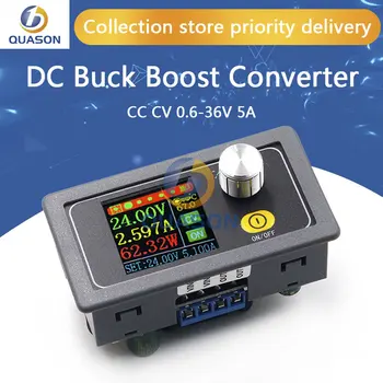 XYS3580 DC DC Buck Boost Dönüştürücü CC CV 0.6-36V 5A Güç Modülü Ayarlanabilir Regüle laboratuvar güç kaynağı değişken