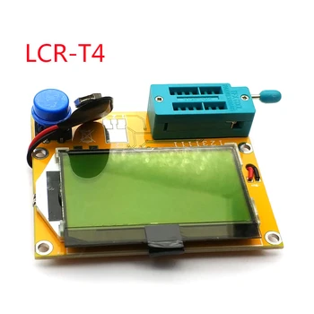 Mega328 M328 LCR-T4 12846 LCD Dijital Transistör tester ölçer Arka Diyot Triyot Kapasite ESR Metre MOS / PNP / NPN L / C / R