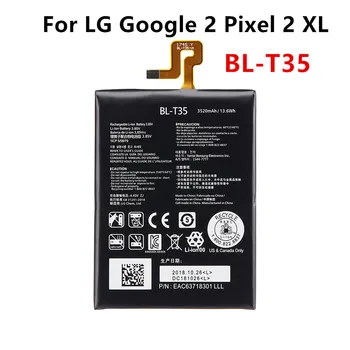 BL - T35 3520mAh Yedek Pil İçin LG Google2 Google 2 Piksel 2 XL Pixel2 BL T35 BLT35 Cep telefonu Pilleri