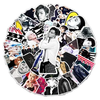 10/50 Adet Sevimli Kpop GD Superstar Idol BİGBANG Scrapbooking Çıkartmaları Kore Yıldız Dekoratif Sticker DIY Fotoğraf Albümleri