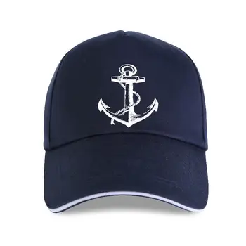 Yeni İcustomworld Çapa beyzbol şapkası Beyaz Deniz Çapa Deniz Moda Erkekler Yetişkin Slim Fit S-3xl Yaz Erkekler