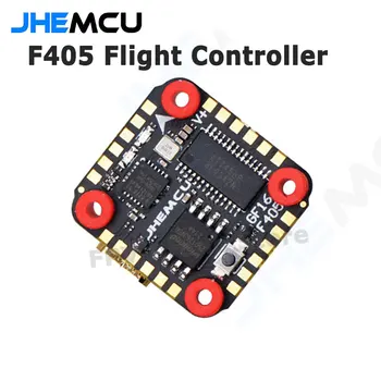 JHEMCU F405 Mikro F4 Uçuş kontrol 2-4 S MPU6000 W/ OSD AT7456E Destek WS2812 Programlanabilir LED BEC 5 V/3A M3 RC FPV Drone için
