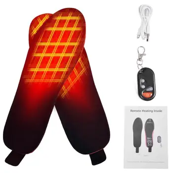 Isıtmalı Ayakkabı Tabanlık Elektrikli Ayak isıtma pedi Ayak İsıtıcı Çorap Pad Mat Kış Açık Spor USB İsıtma Tabanlık Unisex