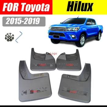 Toyota Hilux İçin çamur flaps Çamurluklar Çamurluk Hilux Çamur flap splash Guard Çamurluk araba Aksesuarları oto styline Ön Arka 4 adet