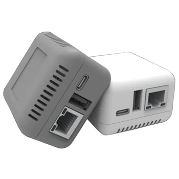 USB 2.0 Bağlantı Noktası Hızlı 10 / 100Mbps Baskı Sunucusu RJ45 LAN Bağlantı Noktası WıFı USB Baskı Sunucusu