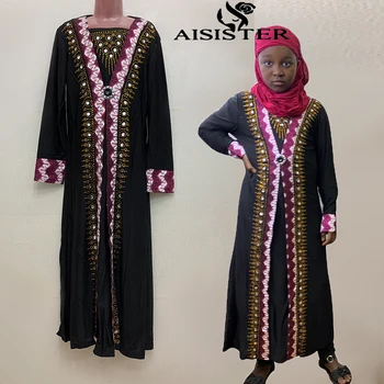 1 Adet Namaz Elbise müslüman uzun elbise Çocuklar İçin Kaftan İslam Giyim Dubai Suudi Elbise 6-12years Eski Kız Afrika Türkiye Dış Giyim