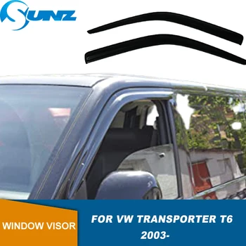 Yan Pencere Deflector VW Transporter İçin Camper T6 2003-Bant Pencere Siperliği Rüzgar Yağmur Deflektör Visor Muhafızları SUNZ