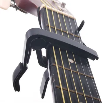 Gitar Aksesuarları Klip Akustik Klasik Elektro Gitar Capo Ton Ayarlamak Alüminyum Alaşımlı Capodaster Kelepçe Anahtar