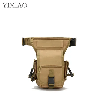 YIXIAO Taşınabilir Açık Avcılık Taktik bacak çantası Yürüyüş Kamp Bel Çantası alet çantaları Askeri Savaş Eğitimi Bacak Paketi